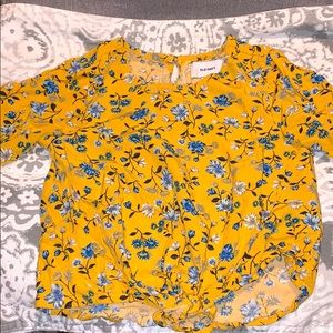 Old Navy toddler girls front tie blouse